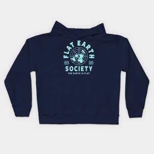 FLAT EARTH SHIRT, FLAT EARTH SOCIETY T-SHIRT, FLAT EARTHER Kids Hoodie